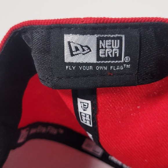 Kansas City Chiefs Hat Red / Black New Era Adjustable Snapback Cap NFL FOOTBALL - Picture 8 of 8